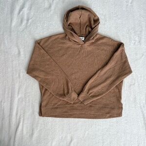 Abercrombie and Fitch Tan Sweater Hoodie